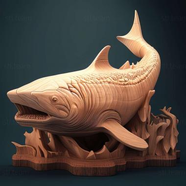 3D model Carcharhinus porosus (STL)